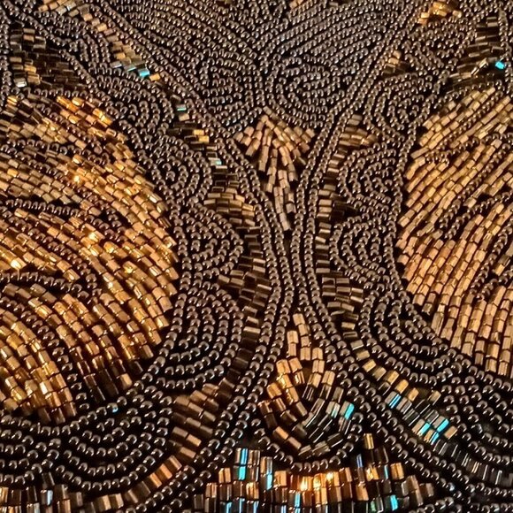 Vintage Magid Bronze Beaded Crossbody Bag - Picture 6 of 8